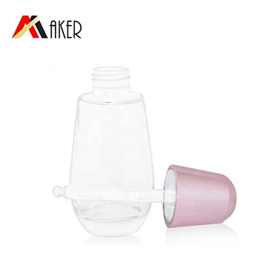 New arrival luxury design cosmetic packaging 50ml clear glass bottle for serum