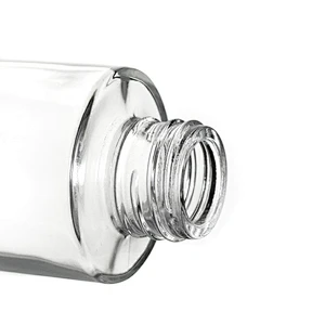 Csutom Transparent 150ml Aromatherapy Container Round Cylinder Reed Diffuser Bottle