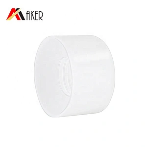 Empty 25g LDPE clear soft cosmetic cream plastic packaging tube with screw cap