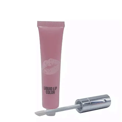 BPA free customization  empty lip gloss  soft tube with brush soft tubes  lip gloss  with brush screw cap