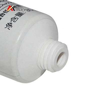 Wholesale 30ml round  hand cream cosmetic plastic laminated tube packaging with white plastic double wall screw cap