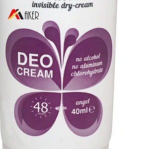 Customized empty round shape plastic 40ml cosmetic cream tube packaging