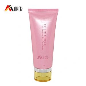 Best luxury 90ml LDPE facial cleanser cosmetic plastic tube packaging