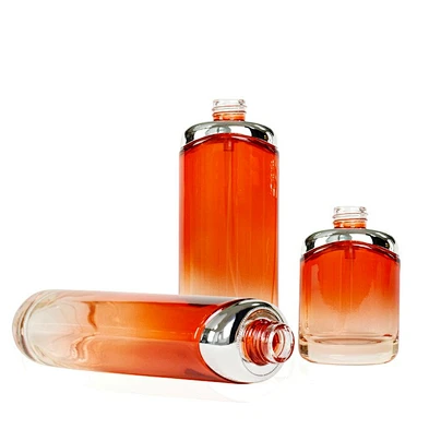 wholesale empty 40ml 100ml 120ml cosmetic packaging personal care lotion hand cream face lotion cream glass bottle