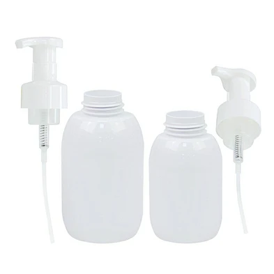 in stock 300ml 500ml plastic pet foam cream bottle for face clean body cream shampoo