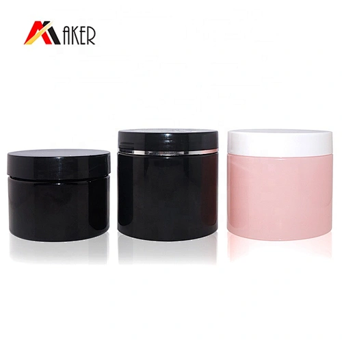 Factory price 150ml 200ml PET plastic cosmetic cream jar