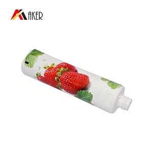 120ml LDPE oval empty soft cream cosmetic packaging tube