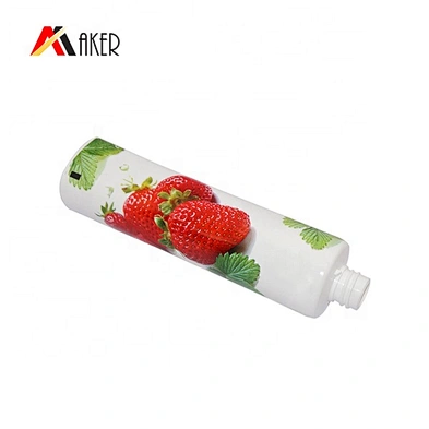 120ml LDPE oval empty soft cream cosmetic packaging tube
