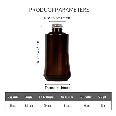 30ml black gradient gold bottle packaging personal skincare cream lotion pump cosmetic glass bottle