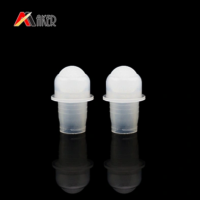 Hot selling high quality 9.8 mm plastic roll on ball with plastic based