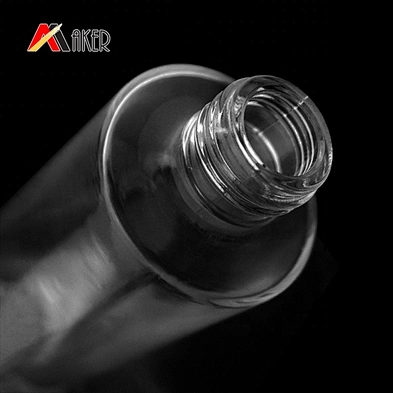 Wholesale 40ml 100ml 120ml cylinder clear glass lotion bottle with pump sprayer