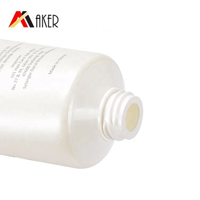 High quality empty LDPE plastic 200ml matte pearl white hair care shampoo cosmetic tube packaging