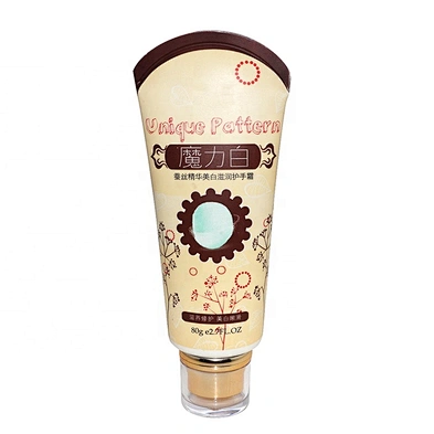 80g Empty Round Plastic Packaging Squeeze Cosmetic Cream Lotion Soft Tube with Acrylic Cap