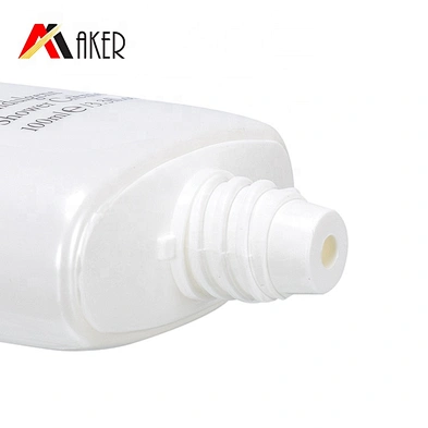 2020 New design wholesale price 100ml empty LDPE plastic oval cream tube with cap