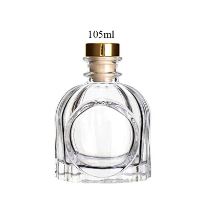 Maker Brand Manufacturer New Design Fashion Modern Transparent Empty Luxury Aromatherapy Clear Reed Glass Diffuser Bottle