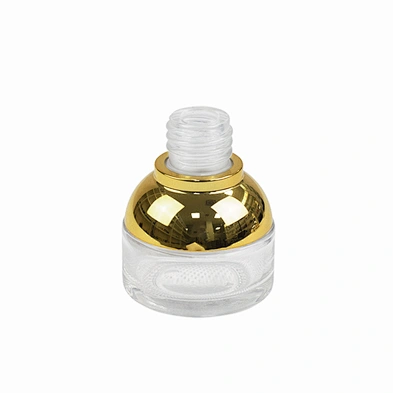 empty cosmetic clear mini essential oil bottle glass personal care packaging message oil dopper bottle