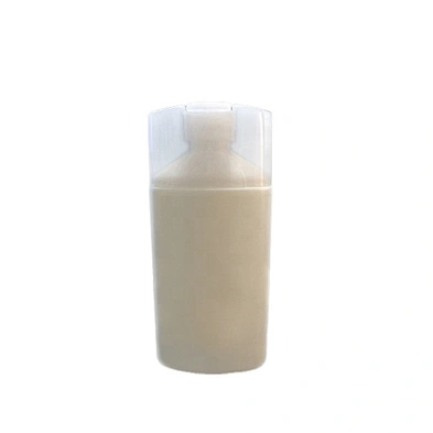 China factory price white flat shape empty 30ml PE shampoo lotion plastic bottle with flip top cap
