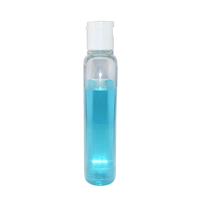 empty 100ml clear plastic flip top cap hand wash hair shampoo body lotion pet bottle