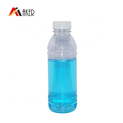 Empty wholesale 500ml clear soft boston round pet plastic drinking mineral water bottle with cap