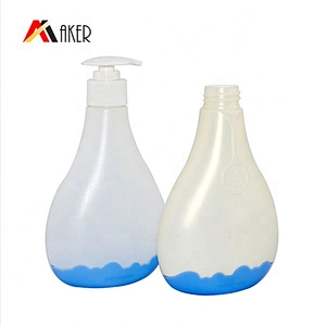 New design 300ml HDPE plastic baby shampoo bottle with lotion pump