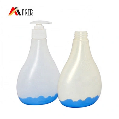 New design 300ml HDPE plastic baby shampoo bottle with lotion pump