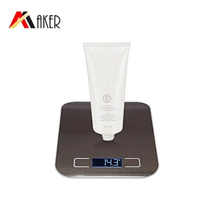 High quality empty LDPE plastic 200ml matte pearl white hair care shampoo cosmetic tube packaging