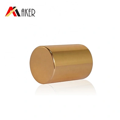 Aluminum Covered Bottle Cap Roll on Bottle Cover Gold with Plastic Roller Ball High Quality 16mm Screw Cap