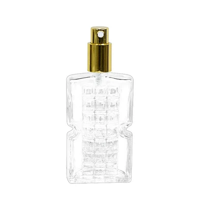 OEM service new unique shape 60ml empty Mens perfume bottle with mist sprayer for perfume