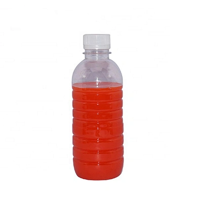 Custom Creative Biodegradable Clear Empty 350ml Plastic Pet Mineral Water Juice Bottle with Screw Cap