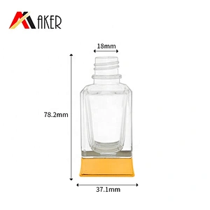 Newest unique design square clear empty 30ml spray perfume glass bottle