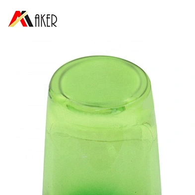 2019 New arrival 30ml 50ml 100ml luxury gradient green cosmetic glass bottle with sprayer and cap