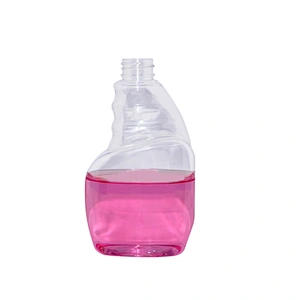 400ml 500ml plastic trigger sprayer pet toliet bowl cleaner liquid laundry detergent bottle