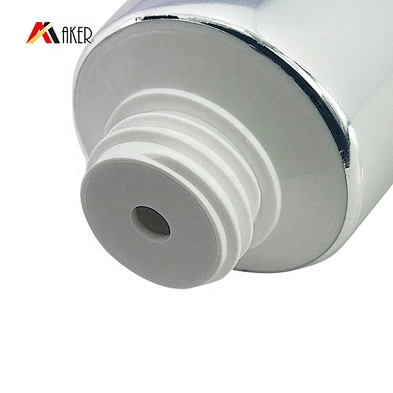 Plastic Tube Packaging Sliver Cosmetic Face Wash Aluminum Silver or Customized Colors Flip Top Cap/screw Cap Round