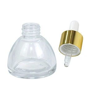 custom 20ml 30ml 45ml 1oz luxury dropper bottle personal care essential oil packaging glass massage serum bottle