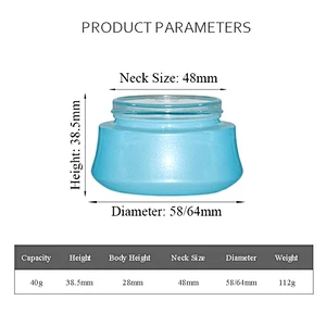 custom luxury 30ml 1oz cosmetic glass jar personal care packaging skin care lotion cream glass jar