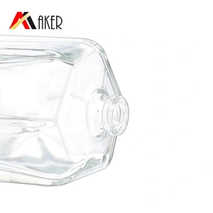 China supplier new special shape empty 50ml luxury crystal glass perfume bottle with sprayer