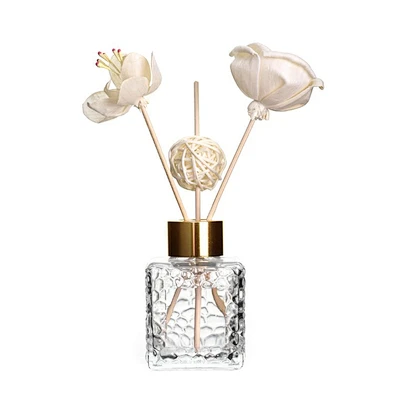 High Quality Wholesale Room Scent Fragrance Reed Diffuser Crystal Glass Luxury Nonfire Aromatherapy Bottle with Stick