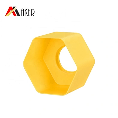 2020 new arrival solid yellow 650ml square cosmetic HDPE plastic body lotion pump bottle