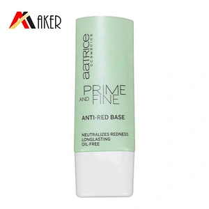 Empty pearl matte green super flat 25ml cosmetic foundation CC BB cream packaging tube with screw cap