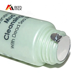 Wholesale 10ml round green LDPE plastic cosmetic packing cream tube with screw cap