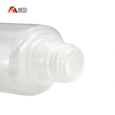 Wholesale 100ml PE plastic cosmetic sunscreen lotion bottle with gold aluminum covered disc cap