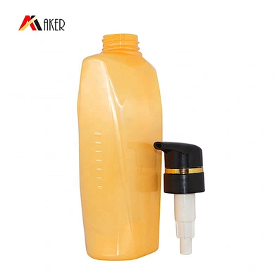 500ml PET Plastic Kids Shampoo and Conditioner Bottles with aluminum covered lotion pump