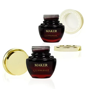 Empty Black Gradient Red 30g 50g 30ml 50ml 100ml 130ml Skincare Face Cream Lotion Glass hot-selling Cosmetics Bottle Set