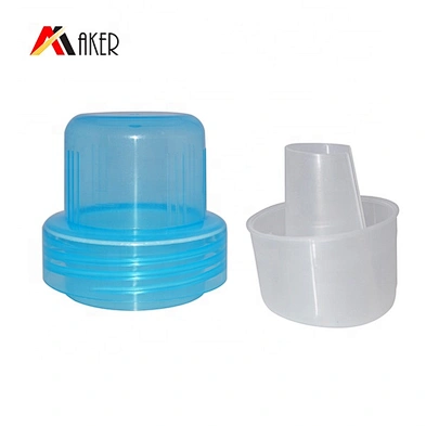 Factory wholesale price empty 2L HDPE green plastic laundry detergent bottle with cap