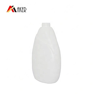 Big capacity white 1L HDPE plastic empty plastic bottle for detergent