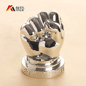 Wholesale Silver Color Special shape Portable Protein Powder Bottle with Screw Cap