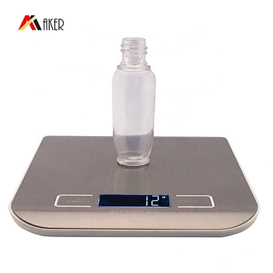 Empty wholesale price mini 30ml clear cylinder PETG cosmetic lotion plastic bottle with screw cap