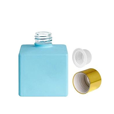 Glass aroma oil bottle with reed diffuser sticks air freshener glass reed diffuser bottle