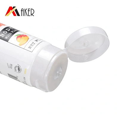 170ml empty white custom plastic laminated soft cosmetic shampoo tube packaging