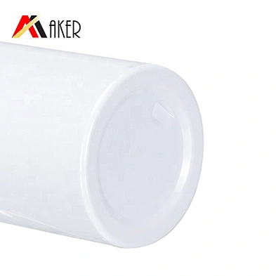 30ml 200ml round shape Cosmetic facial face wash plastic empty white airless foam pump bottle with brush